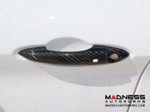 Alfa Romeo Stelvio Exterior Door Handle Set - Carbon Fiber